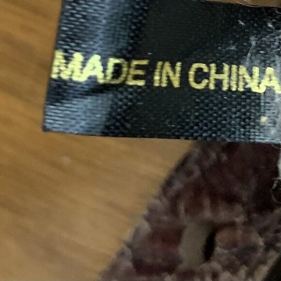 Brahmin Crossbody Purse Brown Quilted Faux? Leather Strap Gold Hardware Zip FLAW - Picture 12 of 12